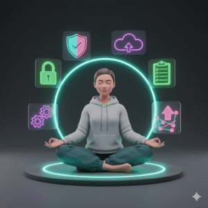 KI für ADHS Struktur: Anleitung zum Meistern des Alltagschaos durch digitale Helfer und IT-Sicherheit.