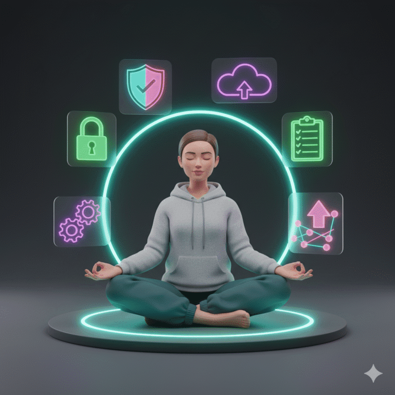 KI für ADHS Struktur: Anleitung zum Meistern des Alltagschaos durch digitale Helfer und IT-Sicherheit.